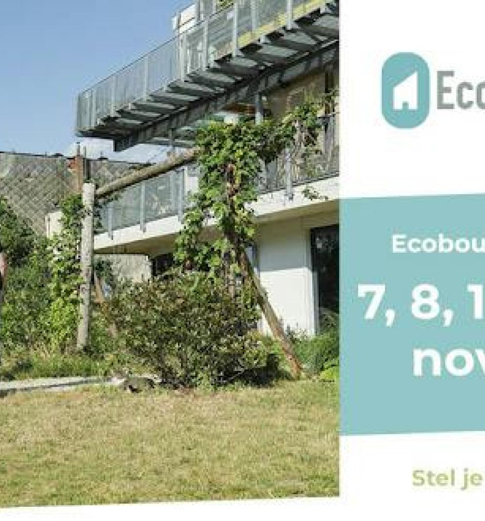 Affiche Opendeurdagen Ecobouwers 2026