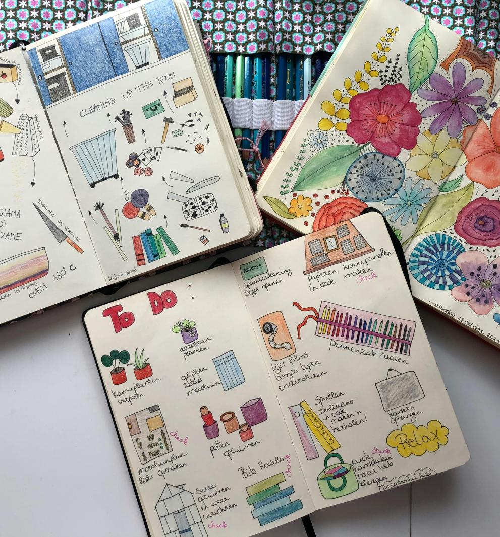 Art journal café