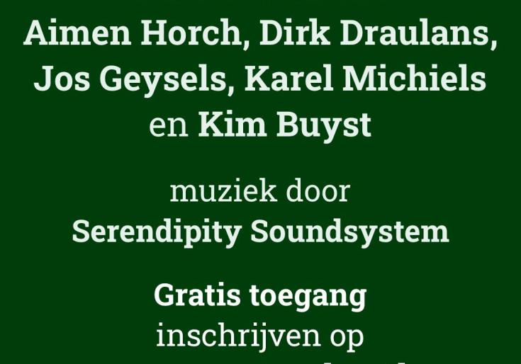 50 jaar groene beweging in Turnhout: met Aimen Horch, Dirk Draulans, Jos Geysels, Kim Buyst en Karel Michiels